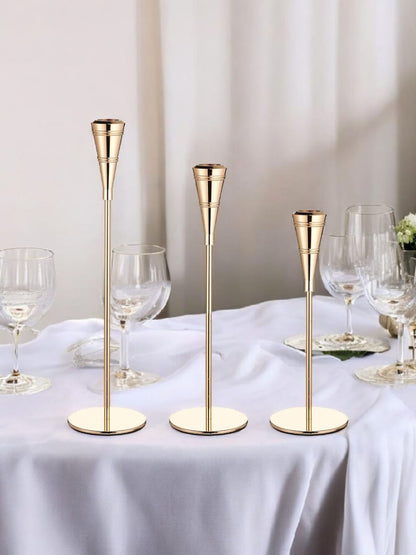 European Premium Vine Candlestand -Set Of 3