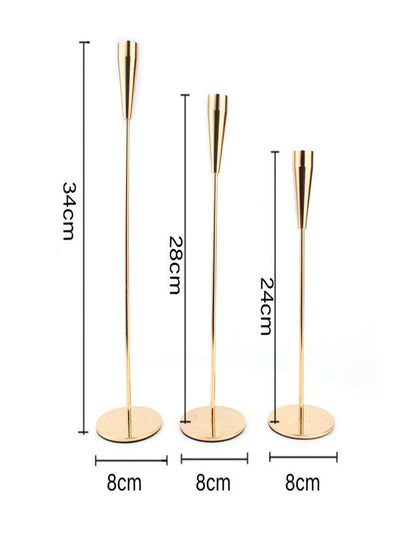 Premium Vine Candlestand -Set Of 3